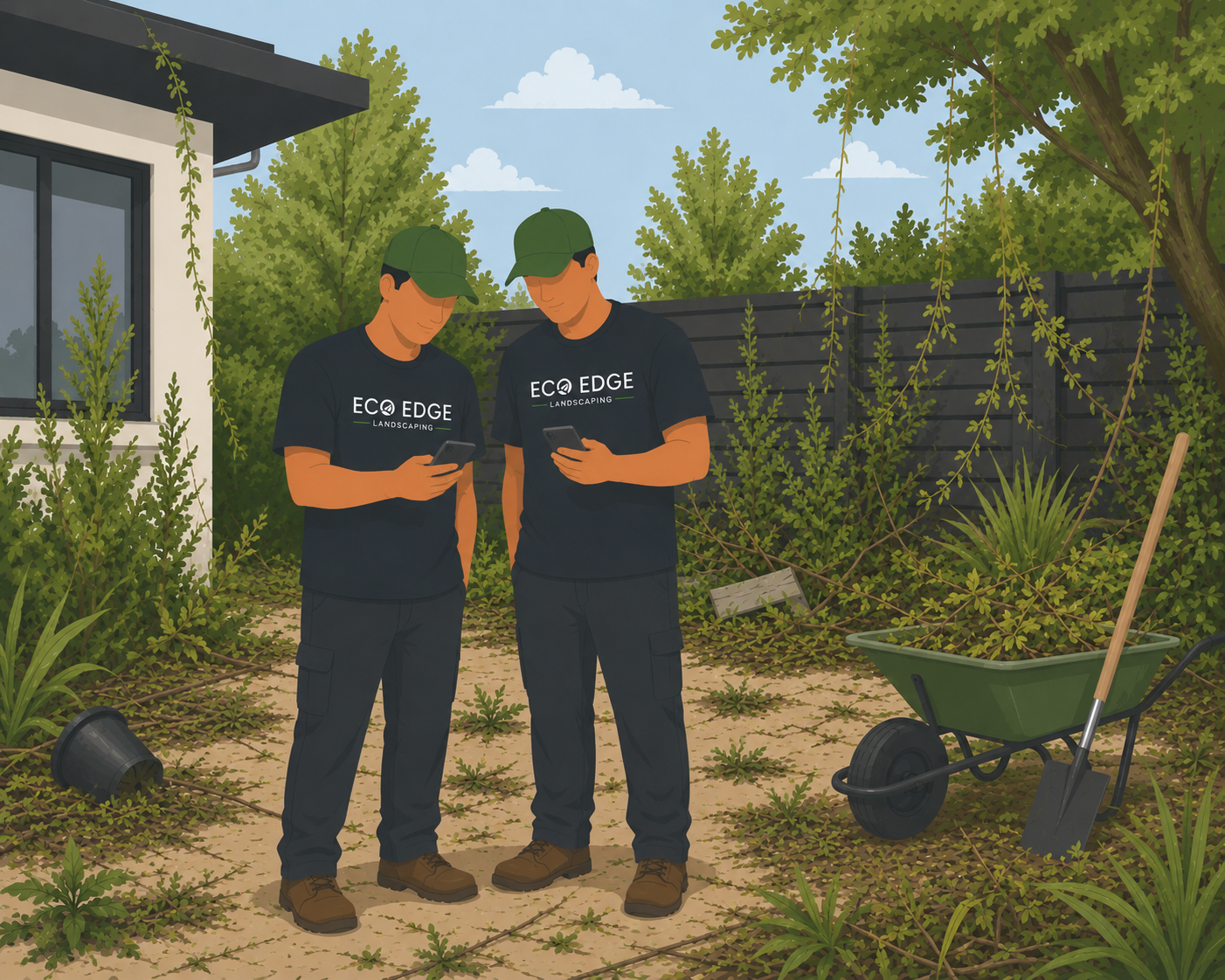 Site inspection illustration