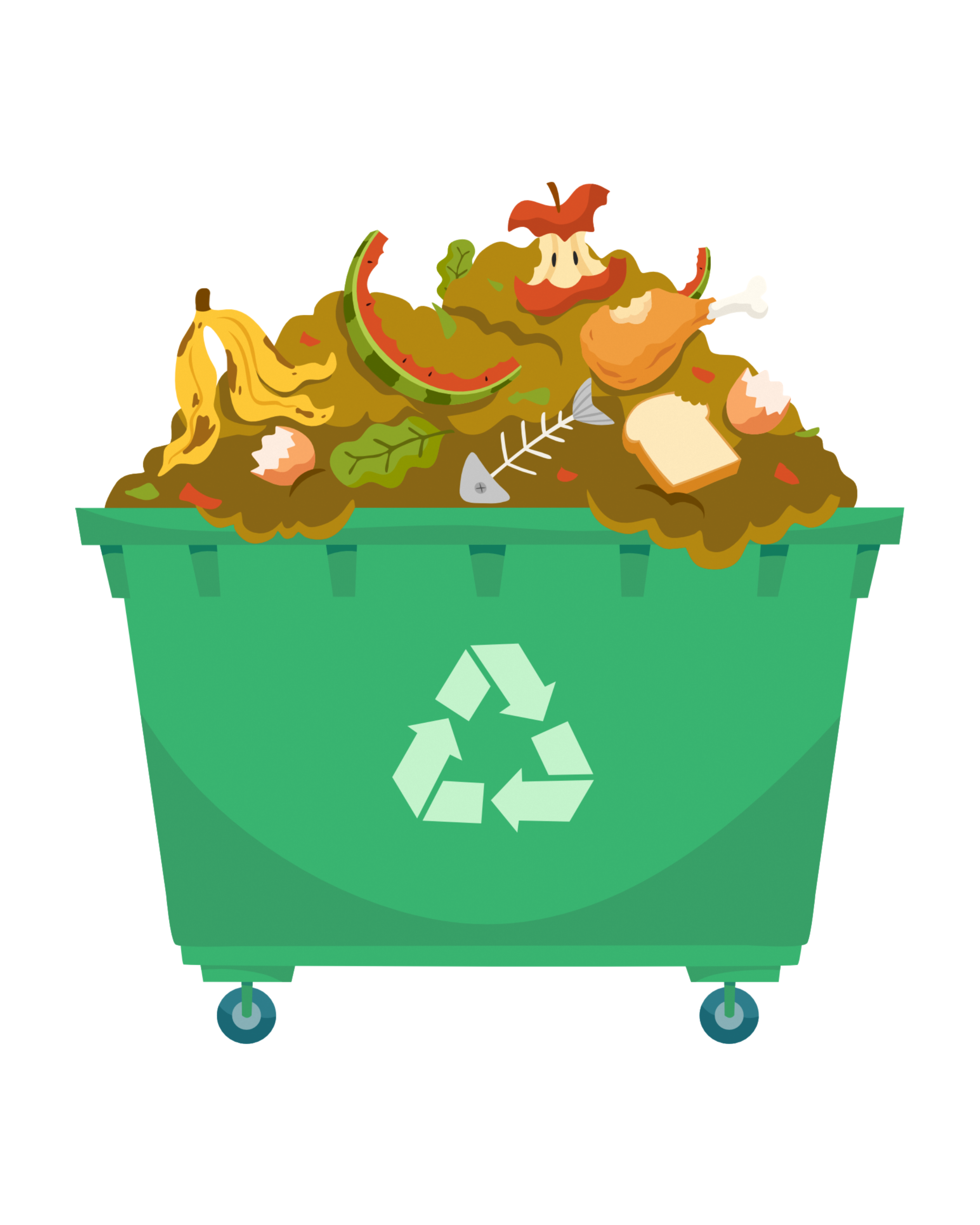 Waste removal illustration